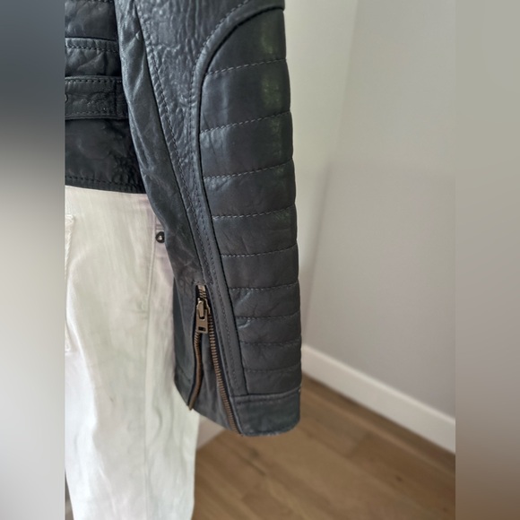 JCrew Midnight Blue Biker Jacket - Picture 7 of 14